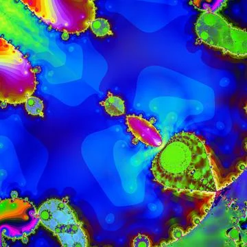 Fancy bright abstract pattern with oval shapes Stock Illustration