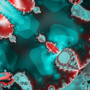 Fancy bright abstract pattern with oval shapes Stock Illustration