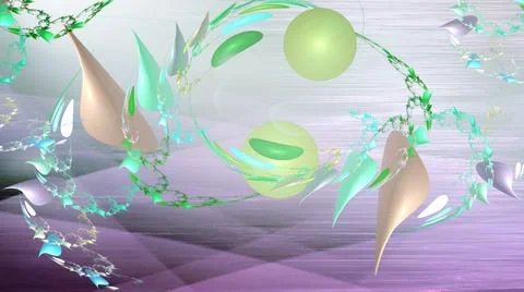 Fancy bright abstract pattern with oval shapes Stock Illustration