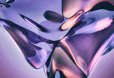 Fancy bright abstract pattern with oval shapes Abstract image with fancy p... Foto stock
