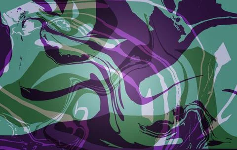 Fancy bright abstract pattern with oval shapes Abstract image with a whims... Foto stock