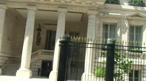 Fancy Buildings in Buenos Aires Stock Footage 518026