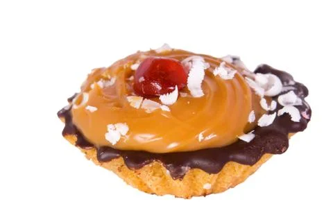 Fancy cake(clipping path included) Stock Photos