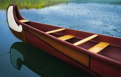 A Fancy Canoe Stock Photos
