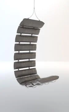 Fancy chair with clipping path Stock Photos