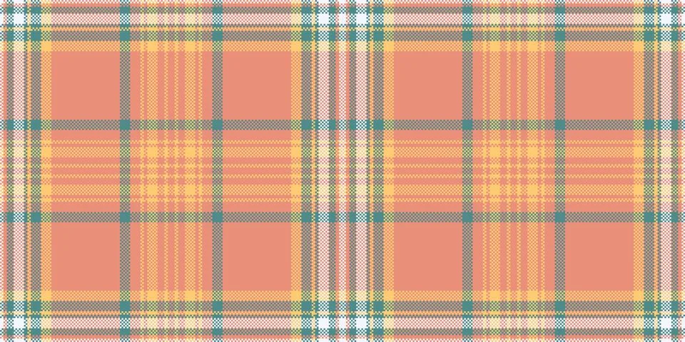 Fancy check pattern texture, merry christmas tartan textile vector. Livingr.. Illustrazione stock