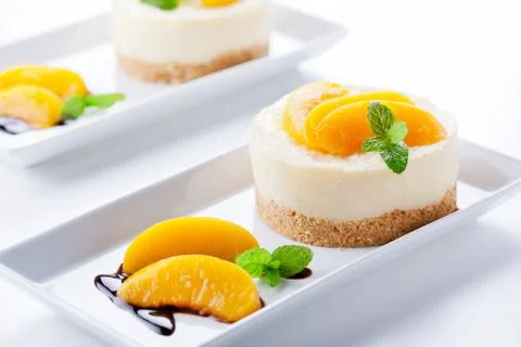 Fancy Cheesecake Dessert Stock Photos