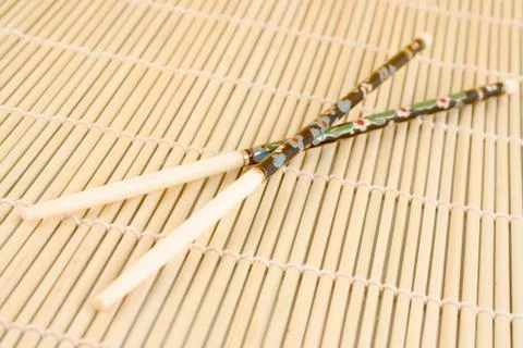 Fancy chopsticks Stock Photos