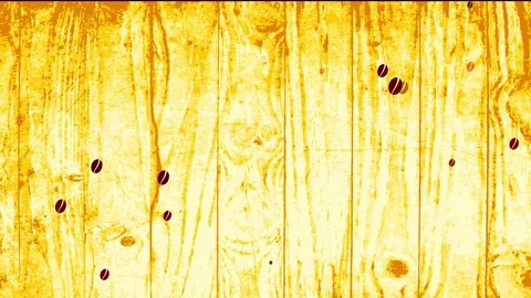 Fancy coffee set parcel cover concept with mug grunge painted with watercolour Stock Footage 132755687