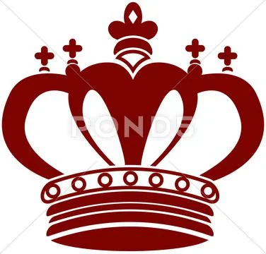 Fancy crown Stock Illustration