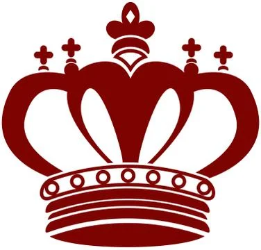 Fancy crown Stock Illustration