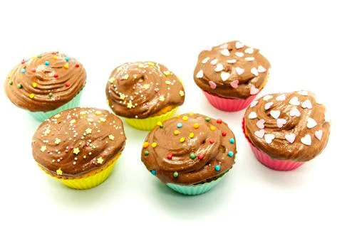 Fancy cupcakes 写真素材