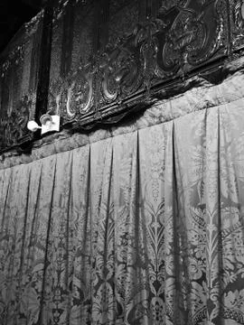 Fancy Curtain Foto stock