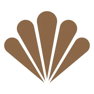 Fancy decorative element, vector brown vintage ornate frame, flower ornament Stock Illustration