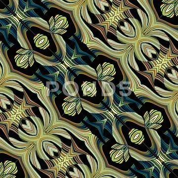 Fancy decorative pattern Stock Illustration