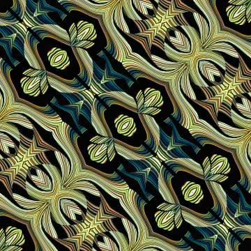 Fancy decorative pattern Stock Illustration