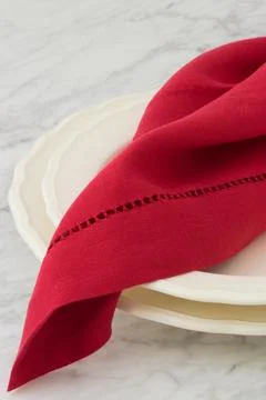 Fancy dinner table setting Stock Photos