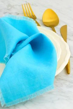 Fancy dinner table setting Фото