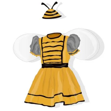 Fancy dress vector isolated Stock Illustration