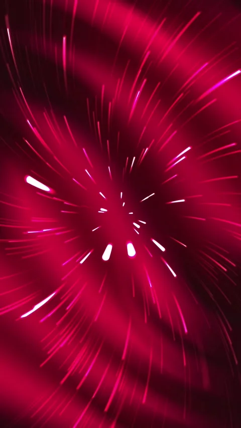 Fancy Elegant Black Red Abstract Light Streaks Swirling Effect Vertical Video stock 310347483