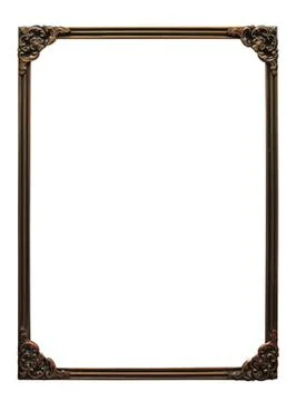 Fancy frame w path Stock Photos