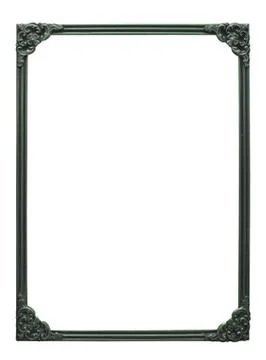 Fancy frame w path Stock Photos