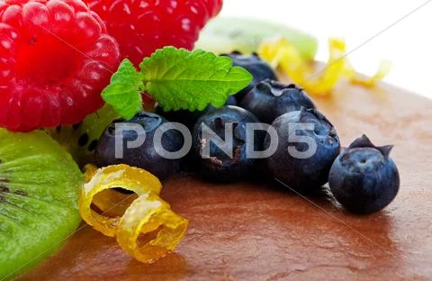 Fancy garnish macro Stock Photos