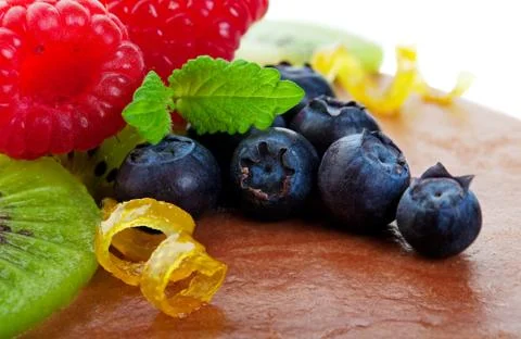 Fancy garnish macro Foto stock