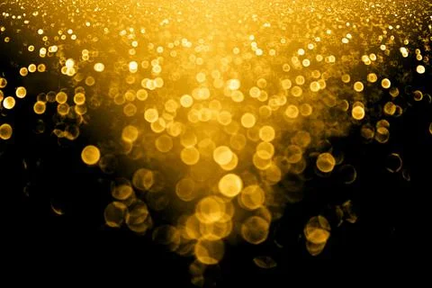 Fancy gold black glitter sparkle 50th 50 wedding anniversary birthday background Foto stock