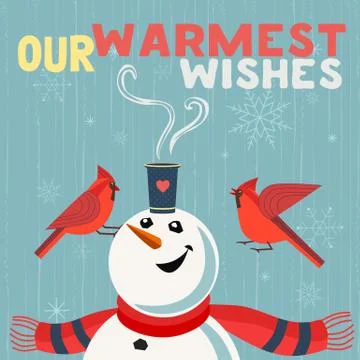 Fancy Holiday poster Stock Illustration