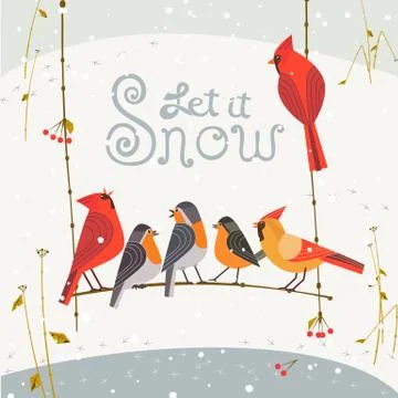 Fancy Holiday poster Stock Illustration