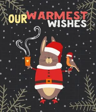 Fancy Holiday poster Stock Illustration