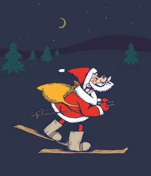 Fancy Holiday poster Stock Illustration