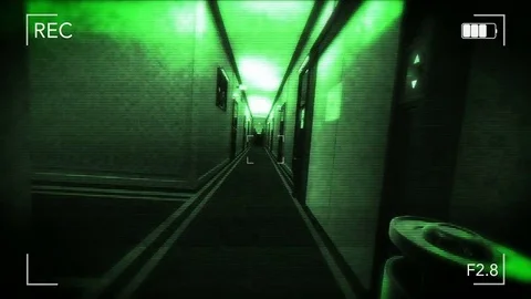 Fancy Hotel Corridor Yurei Ghost Apparition Handheld Camera 2 動画素材 79139465