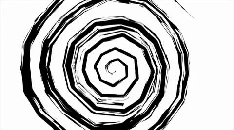 Fancy hypnotic spiral Vídeos de archivo 10766703