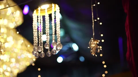 Fancy Lights Video stock 178600341