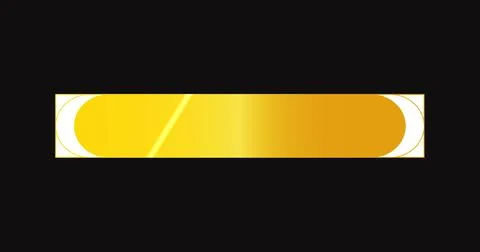 Fancy lower third illustration. Cool-designed golden lower third illustrati.. Stock Illustration