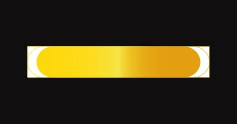 Fancy lower third illustration. Cool-designed golden lower third illustrati.. Stock Illustration