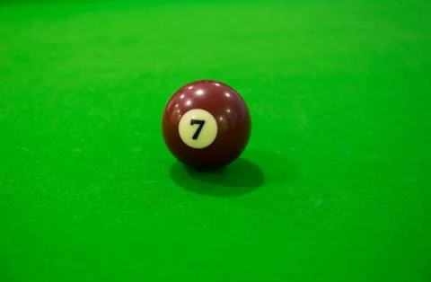 Fancy nine-ball billiards Stock Photos