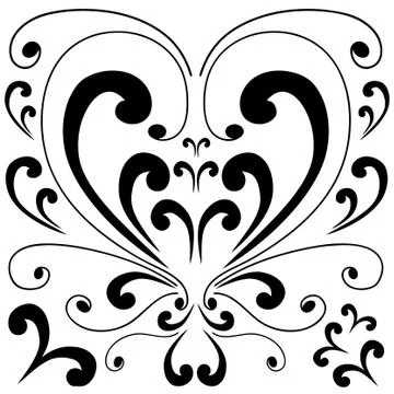 Fancy ornament Stock Illustration