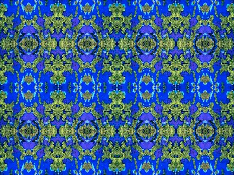 Fancy Ornate Textured Seamless Pattern Foto stock