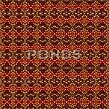 Fancy pattern design Stock Illustration