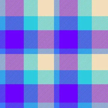 Fancy pattern seamless background, flow tartan vector texture. Formal texti.. 스톡 일러스트