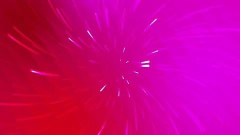 Fancy pink red background light streaks radiate outward creating a swirling Stock Footage 297345308