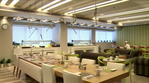 Fancy restaurant 2 Video stock 706890