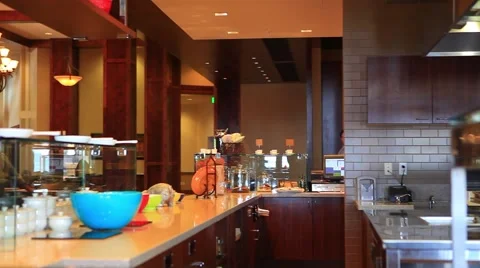 Fancy Restaurant Kitchen Stock Footage 47118903