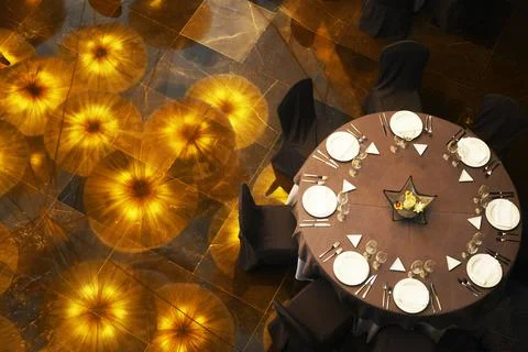 Fancy restaurant Stock Photos