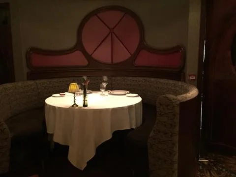Fancy Restaurant private booth v2 JPG Stock Photos