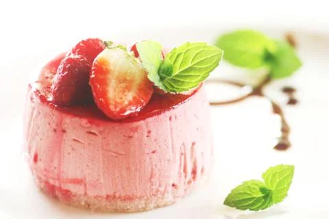 Fancy Strawberry Cake Foto stock