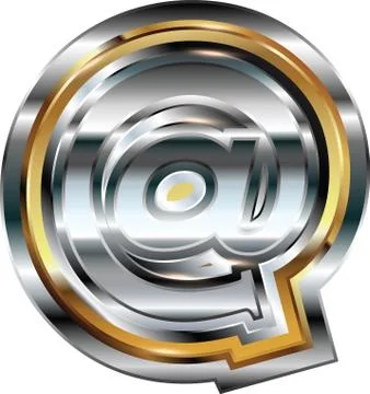 Fancy at symbol Stock-Illustration